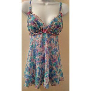 Seductive Wear - Floral Multicolor Nightie